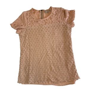 De Collection Lace Pink Top